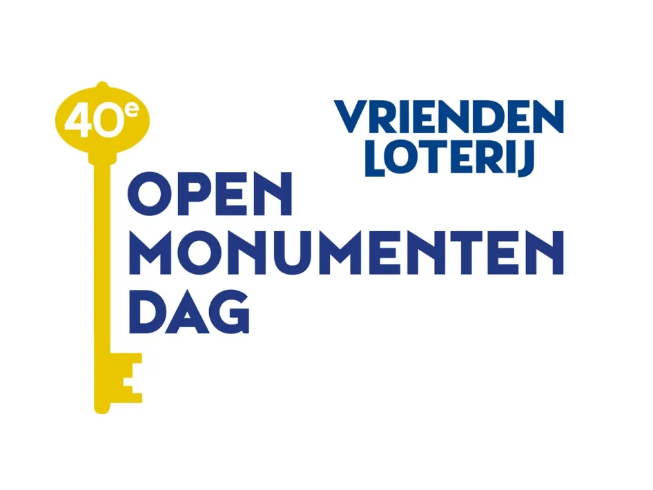 Decoratief logo van de open monumentendag